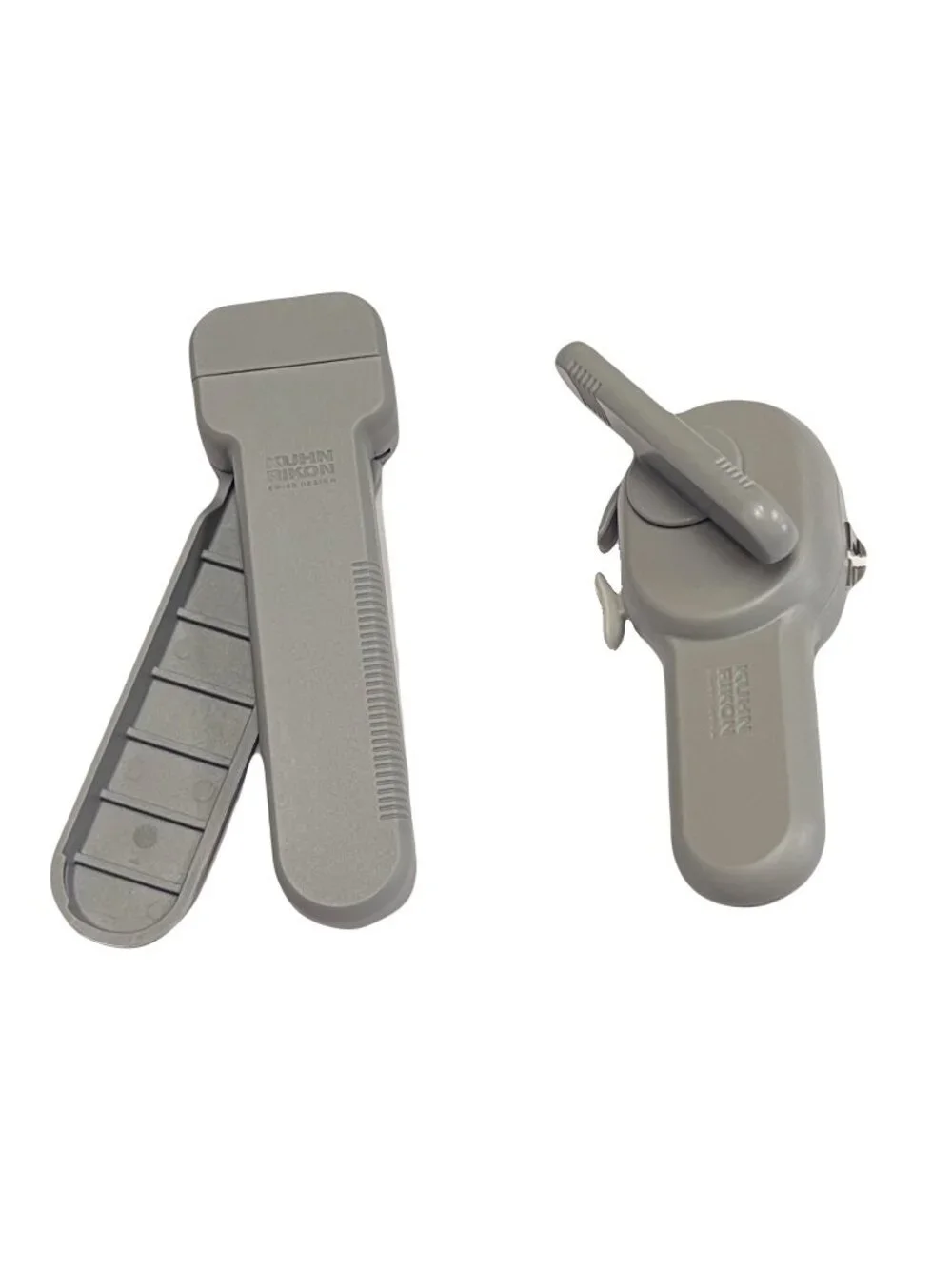 Kuhn Rikon 2 Piece Compact Can & Jar Opener Set K84158 NEW GREY